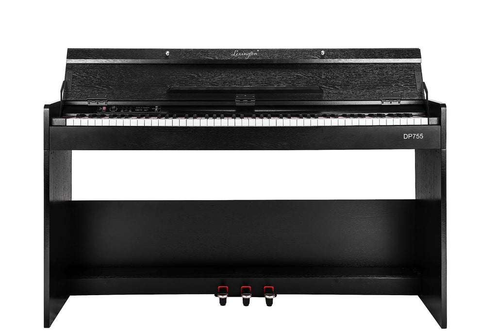 88 Keys Weighted Hammer Action Digital Piano with Stand, Pedals and Black J8653