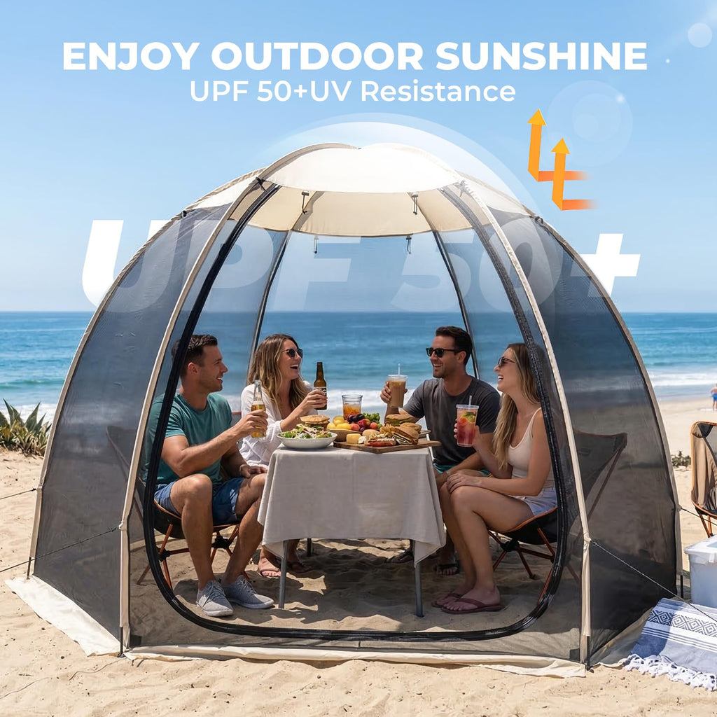 10 x 10 FT Pop Up Mesh Screen House Tent O5541