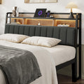 King Headboard with Storage and Charging Station V869