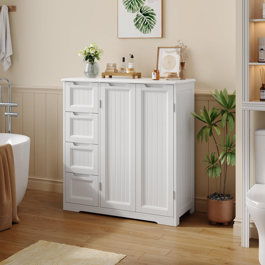 Storage Cabinet with 4 Drawers & 2 Doors S66626