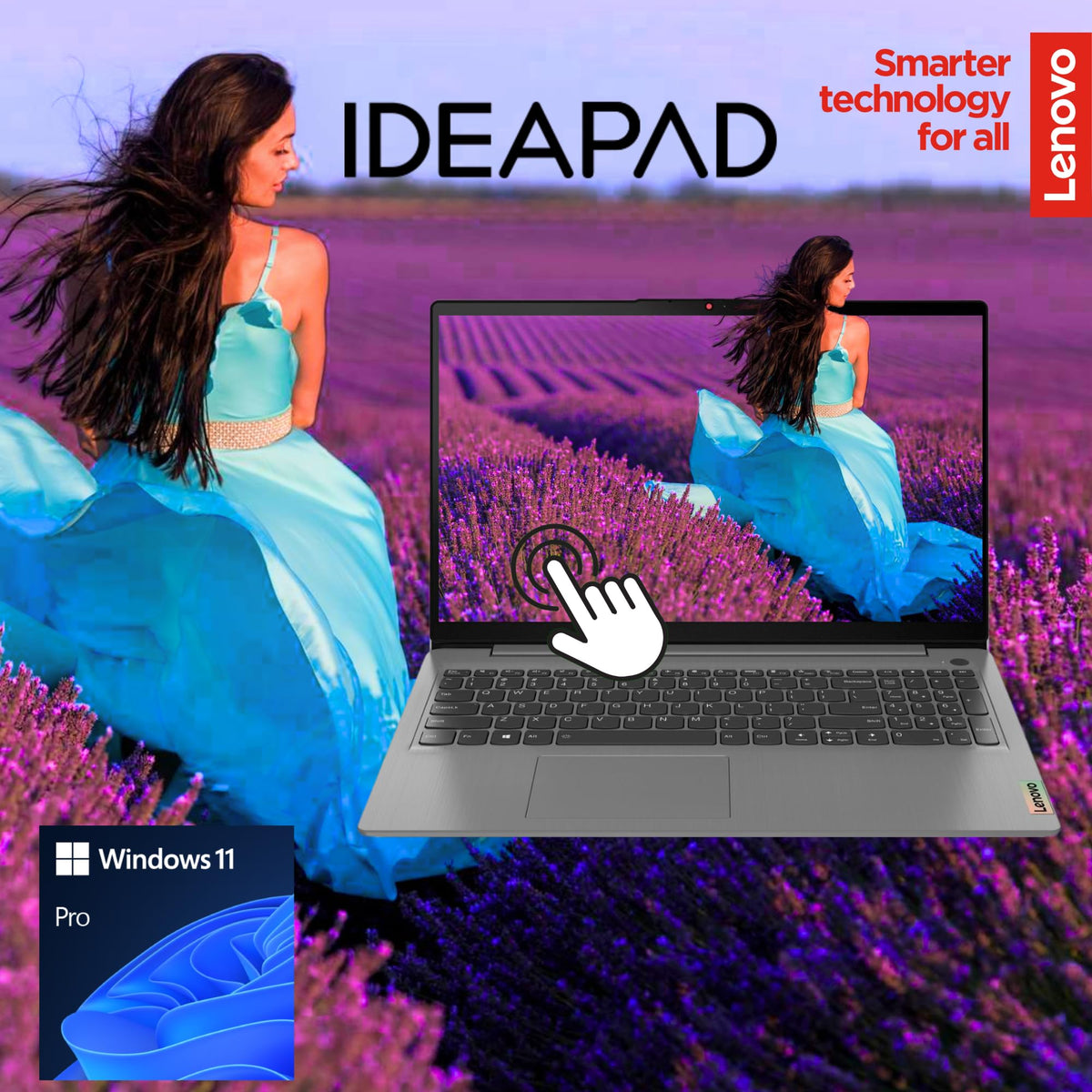 Touchscreen Laptop 24GB RAM 15.6" FHD Intel Core i3 256GB SSD Windows 11 Pro G778731