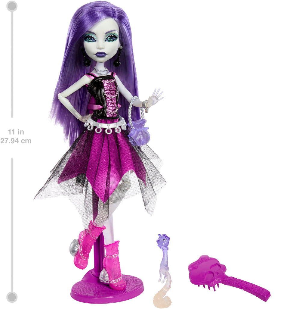 Monster High Doll with Doll Stand, Diary & Pet Ferret P681