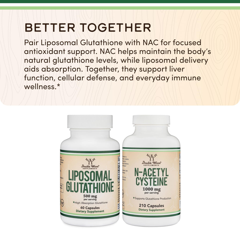 Liposomal Glutathione 500mg 60 Capsules D515977