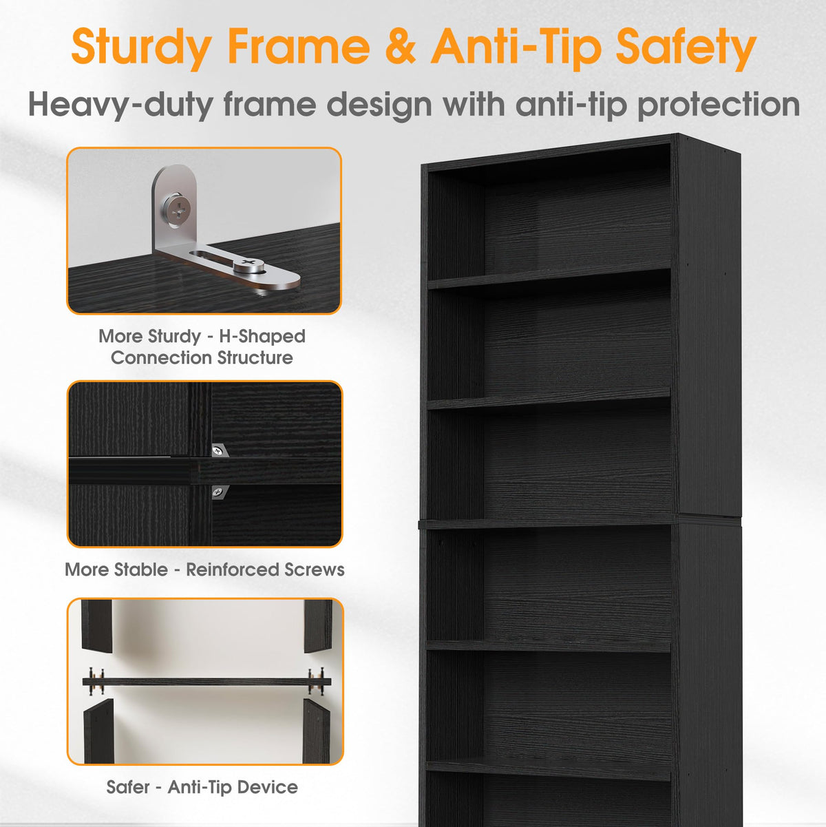 6 Shelf Bookcase Q85658