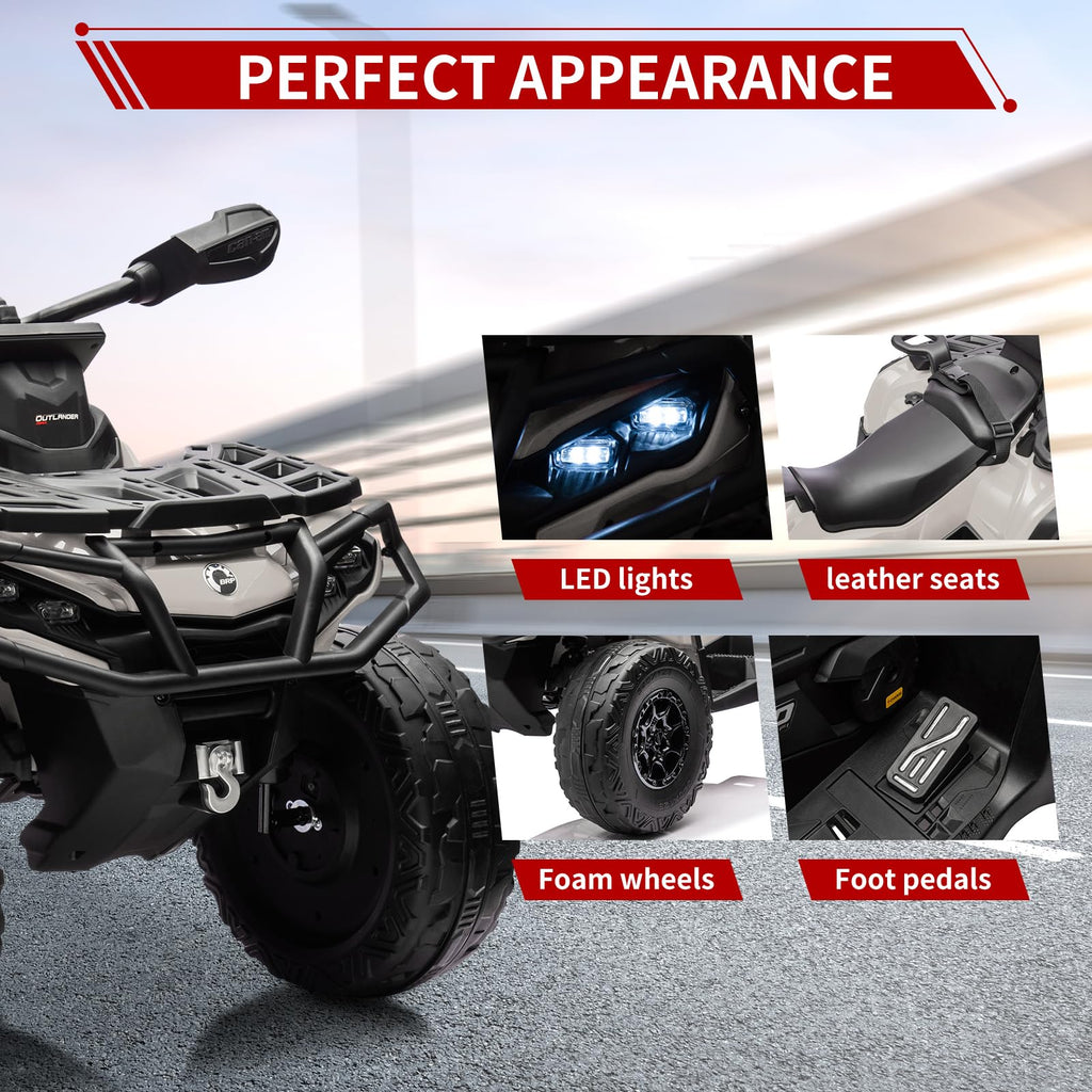 24V 2 Seater 4WD Electric ATV Toy Car with Bluetooth C181701