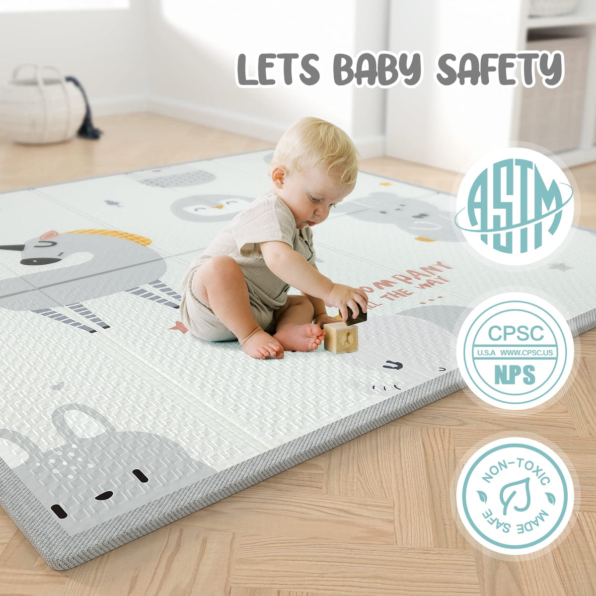 47x47in Baby Playpen with Mat Q545604