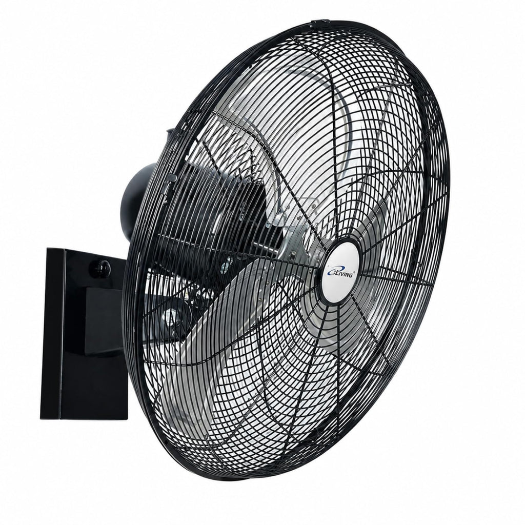 20" Outdoor Oscillating High Velocity Wall Fan, Black H47927