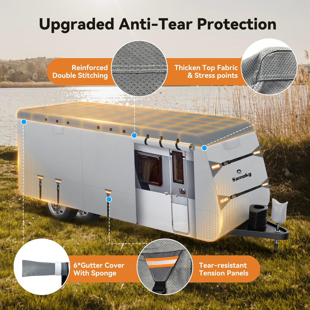 14-16 FT Heavy Duty 8-Layer Camper Cover F796