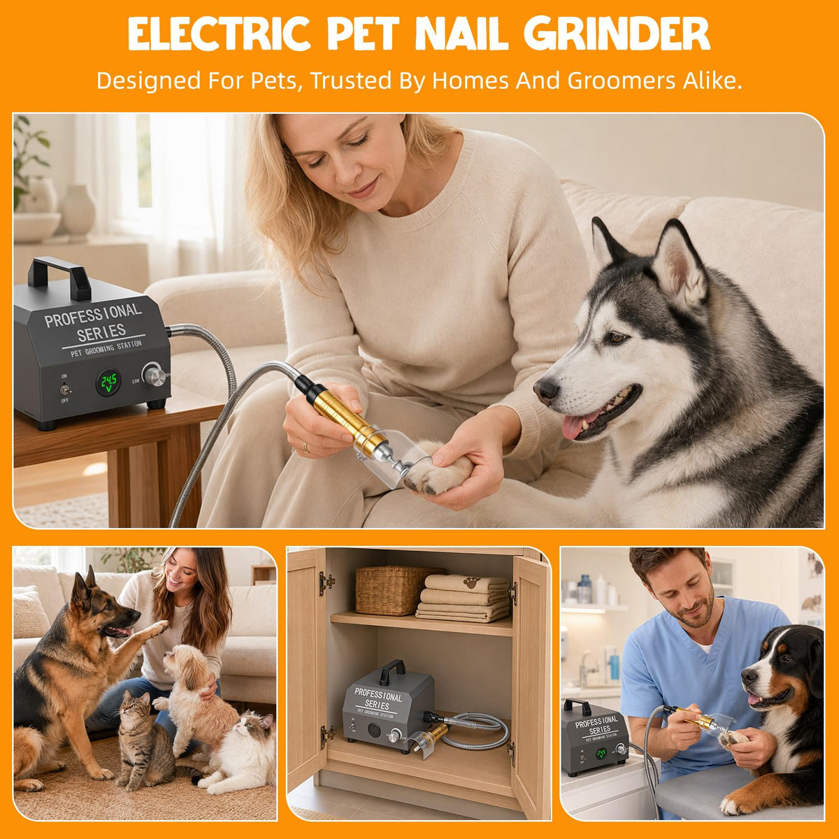 350w Electric Dog Nail Grinder W357720