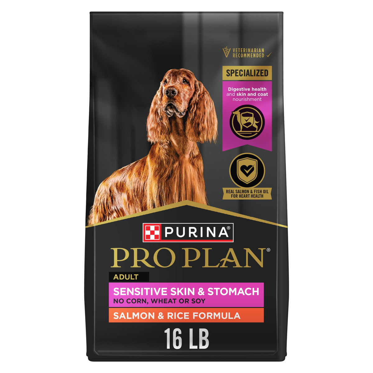 Salmon Dry Dog Food 16 lb Bag U7034