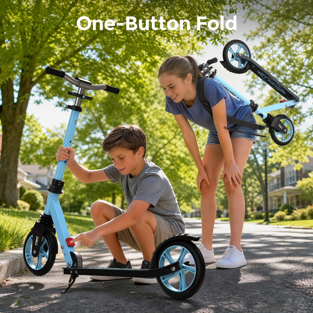 Kick Scooter with 8 Big Wheels I35775