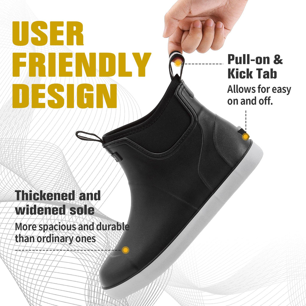 Waterproof Non-Slip Ankle Deck Boots C967928