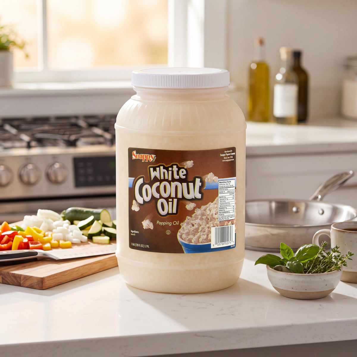 Pure White Coconut Popcorn Oil 1 Gallon U239