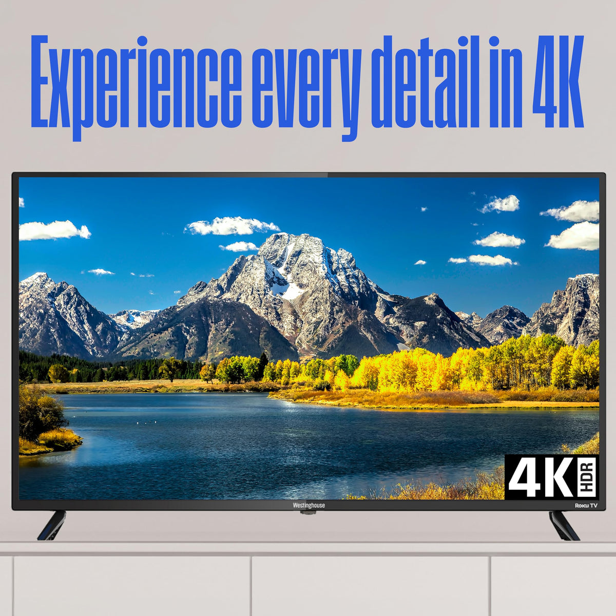4K 50 Inch TV and 3.1.2 Sound Bar F261913