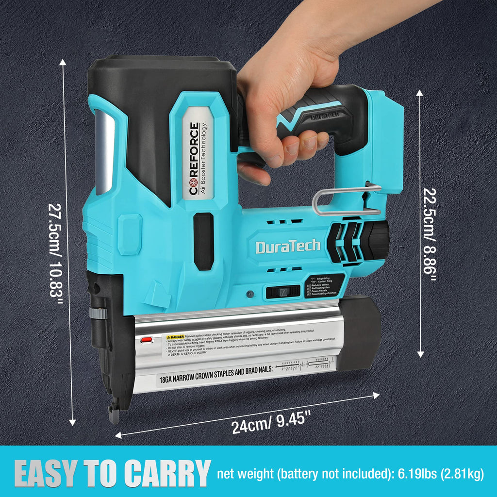 20V Cordless 18 Gauge 2-in-1 Nail Staple Gun P896