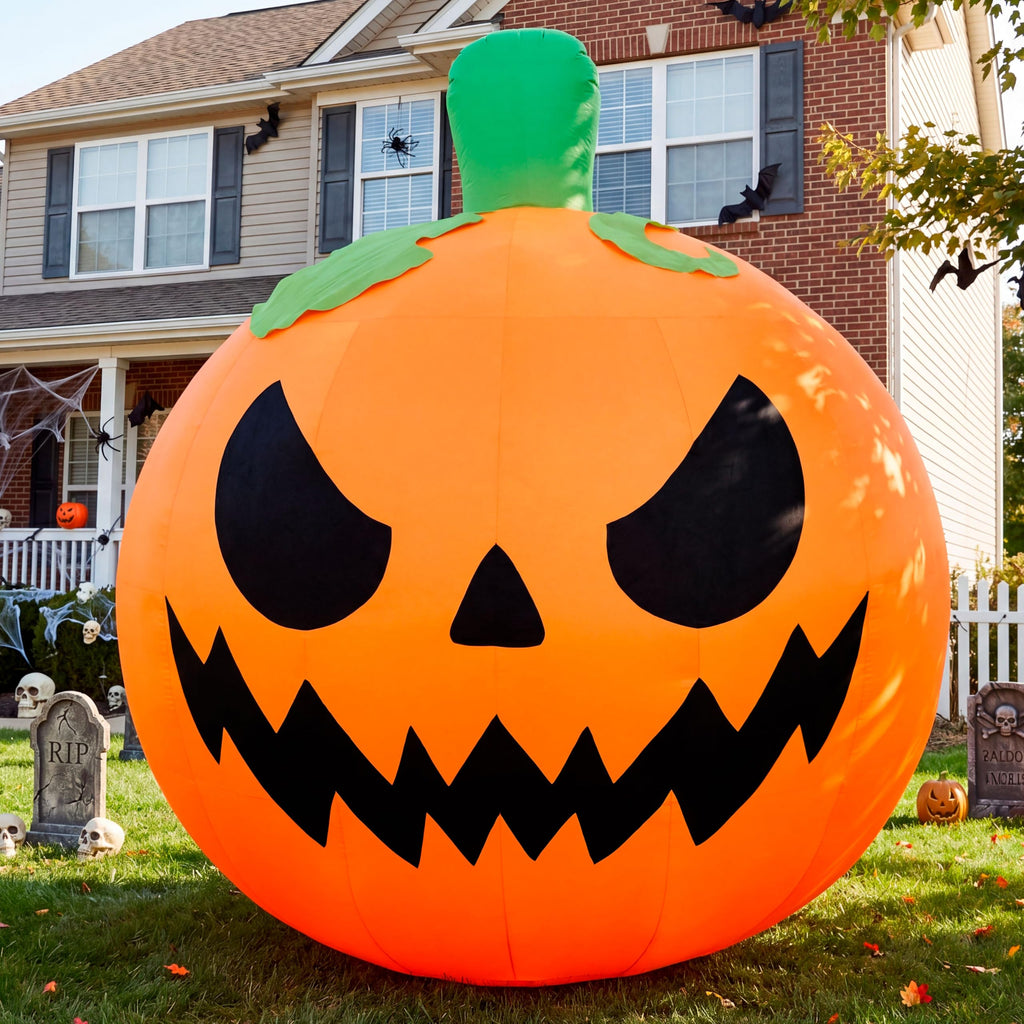 10FT Tall Inflatable Pumpkin with Built-in LED Lights I750