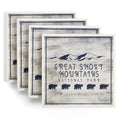 Ceramic Coasters Set of 4 B349