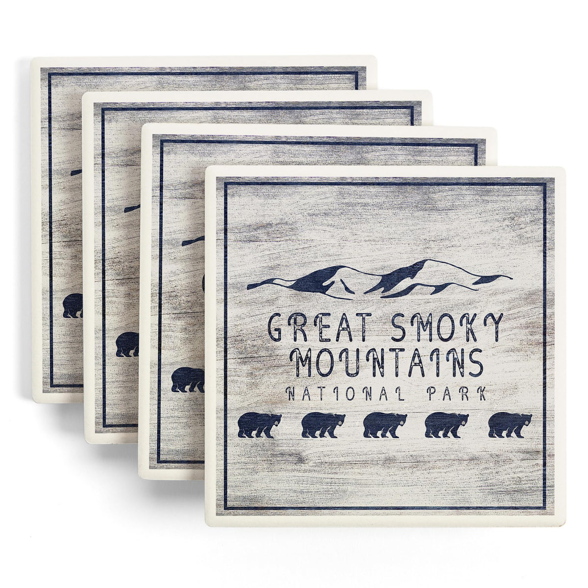 Ceramic Coasters Set of 4 B349