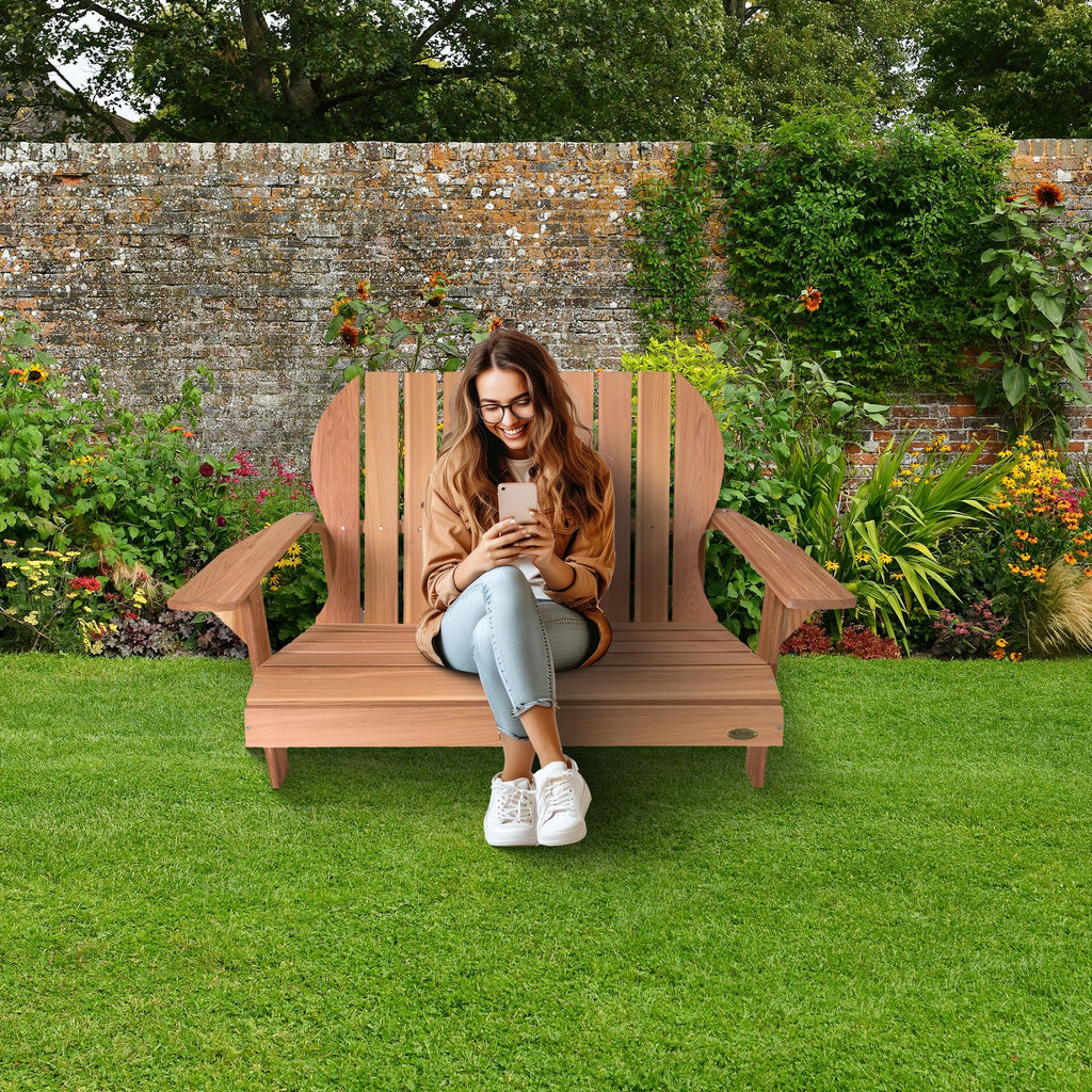 Adirondack Loveseat with Curved Armrests X638